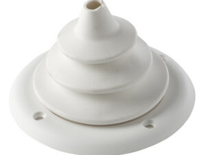 Väike valge kaabliläbiviik Ø 105 mm